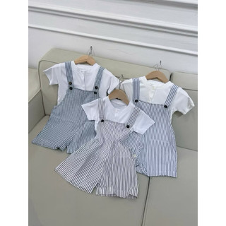 SET YẾM SỌC + ÁO THUN CHO BÉ TRAI SIÊU XINH
