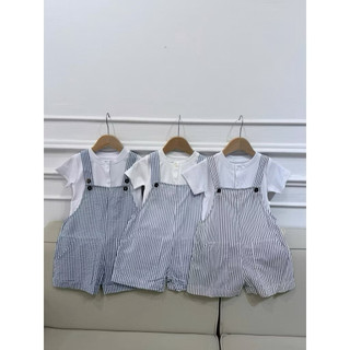 SET YẾM SỌC + ÁO THUN CHO BÉ TRAI SIÊU XINH