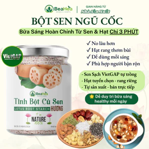 Bột Sen Ngũ Cốc BeaHea VietGAP - Bữa Sáng Healthy 3 Phút Từ Sen Và Hạt No Lâu