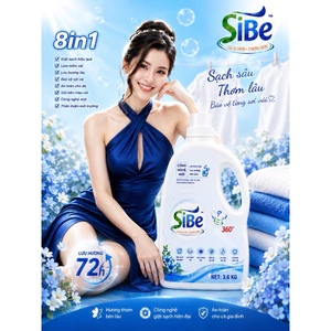 NƯỚC GIẶT XẢ SiBE – CÔNG NGHỆ TẠO BỌT THÔNG MINH, ĐÁNH BAY MỌI VẾT BẨN!