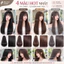 TÓC GIẢ NGUYÊN ĐẦU THẲNG MÁI THƯA HÌNH THẬT SHOP UY TÍN HÀNG CAO CẤP