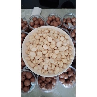 500gr Nhân Macca vỡ đôi SẤY làm sữa Đăk Lăk, nhân trắng, giòn VỤ MÙA 2026