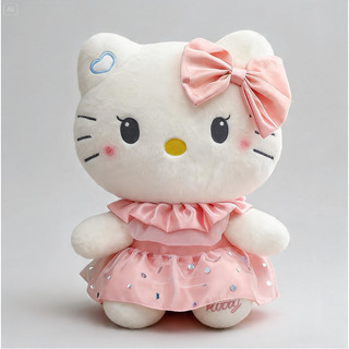 Gấu Bông Bunkit - Gấu Bông Hello Kitty Váy 2 Tầng Thú Nhồi Bông Hoạt Hình Siêu Cưng Cho Bé 40cm