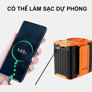 Quạt Mini Đeo Thắt Lưng F13 Hàng Chính Hãng- Chạy Liên Tục 8h-24h Tích Hợp Sạc Dự Phòng 10000mAh