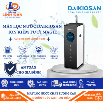 Máy Lọc Nước Ion Kiềm Tươi Magie Daikiosan DN104 DN204 DN304 Giàu Hydrogen Nóng Lạnh - Điện Máy Linh Đan