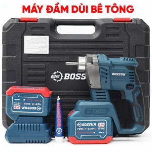 Máy Đầm Dùi Bê Tông Pin Bossun BS-MDD35BL - Chuyên Đầm Dùi, Nén Bê Tông, Bảo Hành Chính Hãng 6 Tháng