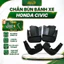 Chắn bùn Honda Civic 2006 - 2012,nhựa đen cao cấp, hạn chế bùn đất bắn lên xe [TẶNG KÈM ỐC VÍT]
