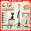 Gậy Chụp Ảnh 4 Chân C12 AI Cảm Biến Theo Người - Tích Hợp Gimbal AI, Tripod Xoay 360 Độ Tự Động Thông Minh