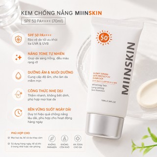 Kem chống nắng MIINSKIN SPF 50 PA++++ (70ml)