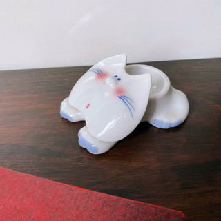 Tượng Mèo Dễ Thương Decor Trang Trí - Gốm Nhật 2hand