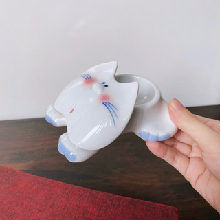 Tượng Mèo Dễ Thương Decor Trang Trí - Gốm Nhật 2hand
