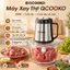 Máy xay thịt Qcooko, Máy xay thực phẩm đa năng, bóc hành tỏi, công suất 300W, cối thủy tinh dày dặn