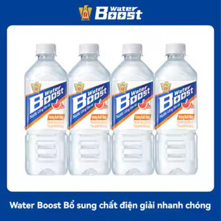 4 Chai Nước Giải Khát Water Boost Cung Cấp Khoáng Chất (555ml/chai)
