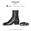 Giày da bò Zip Boots LEMANS ZB01.1, Mũi nhọn, Đế tăng cao 5cm, BH 12 tháng