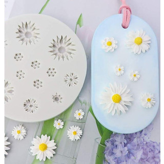Khuôn Silicon Hoa Cúc Nhỏ TATAMI Tạo Hình Nến Thơm Trang Trí Handmade Chi Tiết Sắc Nét Dễ Tháo Khuôn