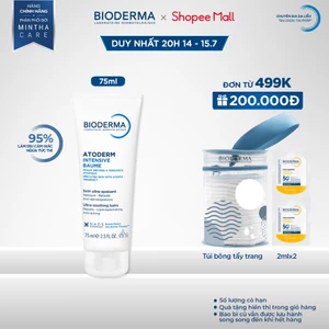 Kem dưỡng ẩm chuyên sâu cho da rất khô và viêm da cơ địa Bioderma Atoderm Intensive Baume - 75ml