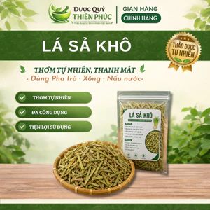 Lá Sả Khô Tự Nhiên 100% – Xông Hơi, Nấu Nước Thảo Mộc – Dược Quý Thiên Phúc