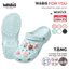 Dép Sục WABIS Kim Cương Đế 3cm Không Thấm Nước, Nhẹ, Êm Chân, Chống Trượt [WUC-V3]
