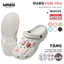 Dép Sục WABIS Kim Cương Đế 3cm Không Thấm Nước, Nhẹ, Êm Chân, Chống Trượt [WUC-V3]