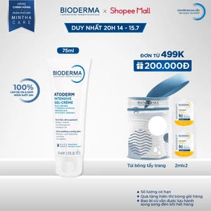 Kem gel dưỡng ẩm và làm dịu dạng gel cho da khô và rất khô Bioderma Atoderm Intensive gel-crème 75ml