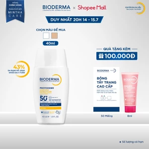 Sữa chống nắng Bioderma phổ rộng ráo mịn, bảo vệ da toàn diện Photoderm XDefense Ultra-fluid SPF50+ 40ml