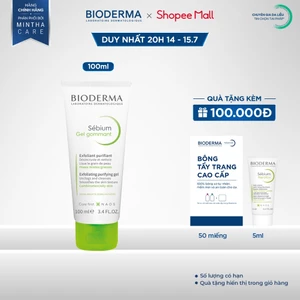 Gel tẩy tế bào chết làm mịn da Bioderma Sebium Gel Gommant - 100ml