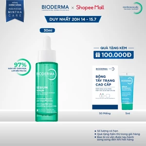 Tinh chất sáng mịn, mờ thâm Bioderma Sébium Serum cải thiện toàn diện da dầu mụn - 30ml