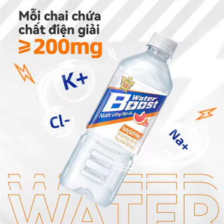 6 Chai Nước Giải Khát Water Boost Nước Uống Điện Giải Cung Cấp Khoáng Chất (555ml/chai)