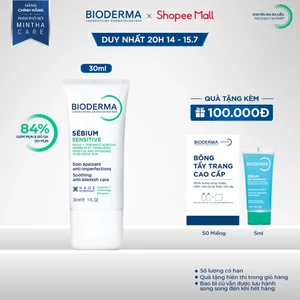 Kem dưỡng giảm mụn viêm nhạy cảm Bioderma Sebium Sensitive - 30 ml