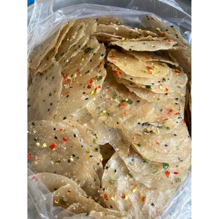 bánh phồng phú yên tẳm mắm hành , ăn vặt, snack