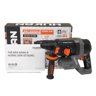 Thân Máy Khoan Bê Tông Pin HUKAN G1-W27 21V | Động Cơ Không Chổi Than | Lực Đập 2.9J | 5000BPM | Khoan Tối Đa 26mm