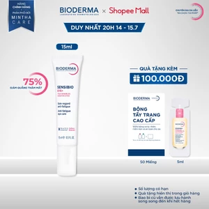 Gel dưỡng mắt 3 tác động thế hệ mới Bioderma Sensibio Eye+ 15ml