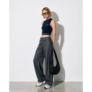 CARA Áo kiểu nữ Ira dáng croptop sát nách cổ cao năng động