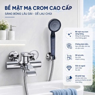 Vòi Sen Rossi R803S Có Nóng Lạnh, Bảo Hành 2 Năm, Thiết Kế Tinh Tế Chuẩn Tây Ban Nha