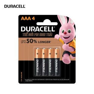 Pin kiềm Duracell Coppertop Alkaline AAA vỉ 2 viên/ 4 viên
