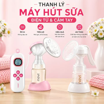 [THANH LÝ] Máy Hút Sữa Điện Tử Cầm Tay/ Máy Hút Bằng Tay NEVI Cao Cấp