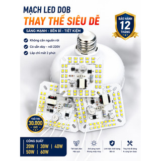 MUA ComBo 3 Mạch Siêu Tiết Kiệm Giá ưu đãi Chip Đèn Led VUÔNG 20w 30w 40w 50w 60w