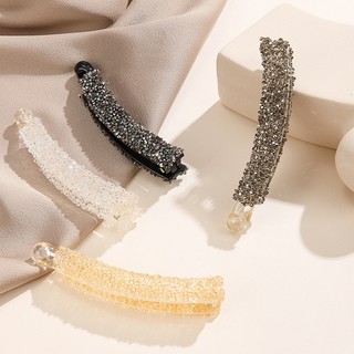 Cặp tóc dọc chuối đính đá lấp lánh Chồi accessories phong cách tiểu thư sang chảnh cho bạn nữ K075