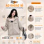 Áo Khoác Nỉ Boxy Dày Dặn Form Rộng Nón To Thêu Chữ Coolgirl Chống Nắng Mặc Đi Học Đi Chơi AK03 RUSY