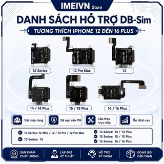 Ổ sim EID/SED DB-SIM cho IP từ 12 đến 16 Plus - Giải pháp hoàn hảo nhất cho IP Lock - Fix toàn bộ lỗi trên IP Lock
