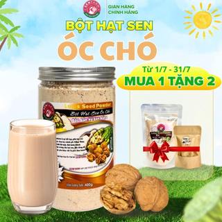 Bột hạt sen óc chó thượng hạng senfarm - Không đường