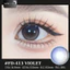 Lens mắt FD-413 Violet màu tím xanh mix nâu filter tự nhiên, size nhỏ - brand LUNA EYES