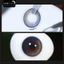 Lens mắt FD-413 Violet màu tím xanh mix nâu filter tự nhiên, size nhỏ - brand LUNA EYES