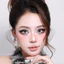 Lens mắt 812 Blue màu xanh highlight đối xứng nổi bật, có viền, size nhỏ - brand LUNA EYES