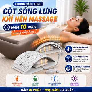 Khung nắn chỉnh cột sống bơm hơi XSPORT, khung massage cột sống toàn thân thư giãn thắt lưng, giảm đau lưng & thoát vị