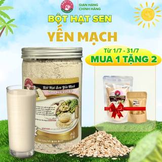 Bột Hạt Sen, Yến Mạch nguyên chất Senfarm - Không đường
