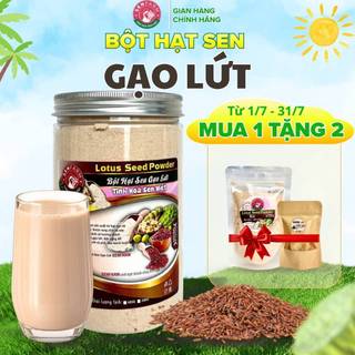 Bột Hạt Sen, Gạo Lứt nguyên chất Senfarm - Không đường