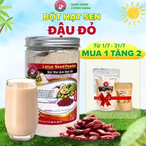 Bột Hạt Sen, Đậu Đỏ Senfarm nguyên chất giúp ngủ ngon, làm đẹp - Không đường