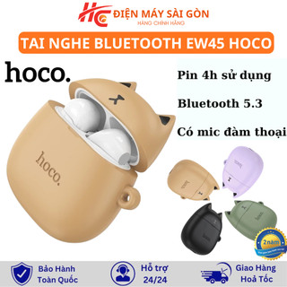 Tai Nghe Bluetooth Hoco EW45 TWS V5.3 Không Dây, Kèm Mic Và Phụ Kiện Ốp Cute Cat - PK Online