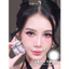 Lens mắt B471 Gray màu xám tự nhiên, viền xám đen, size vừa - thương hiệu LUNA EYES